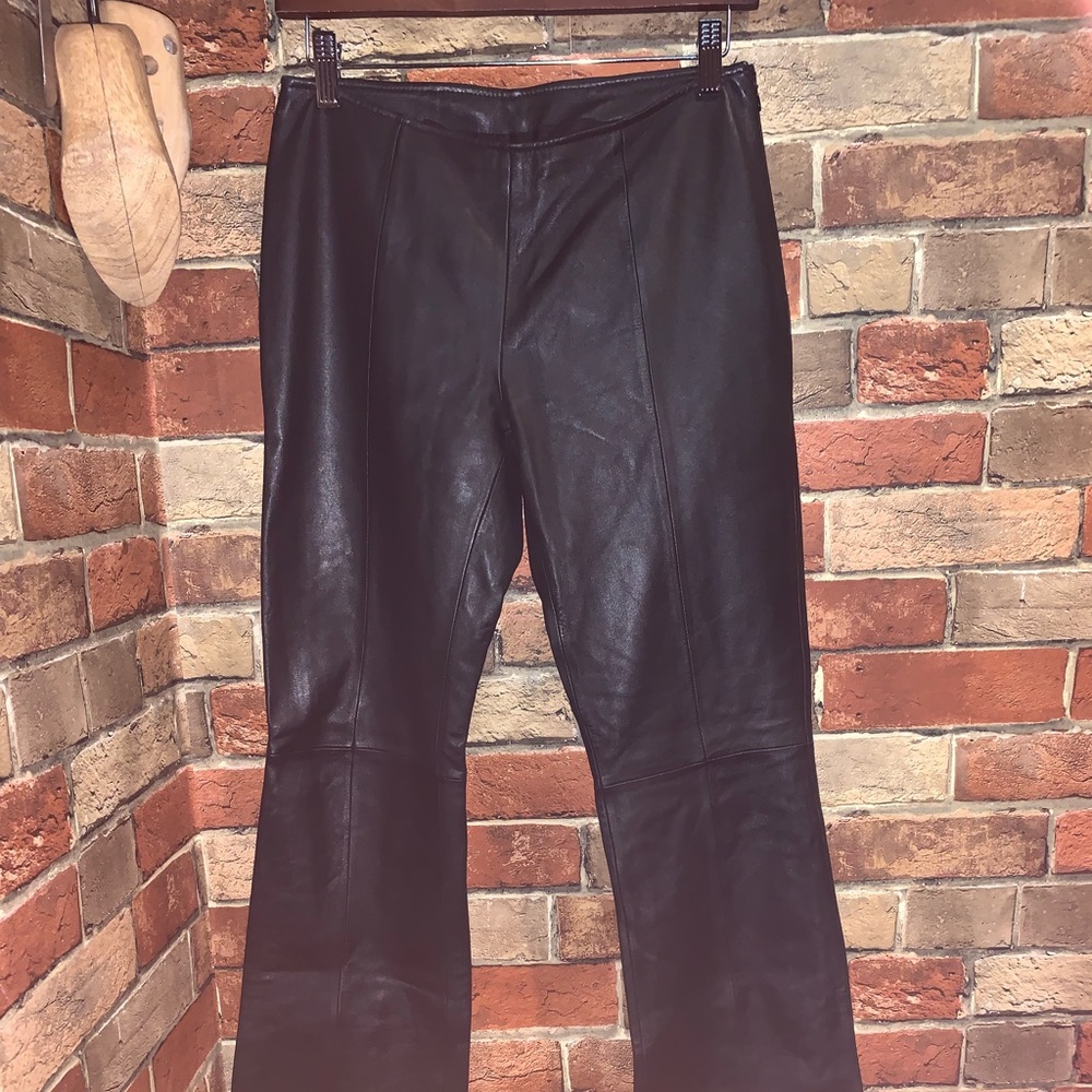 Black Leather Pants